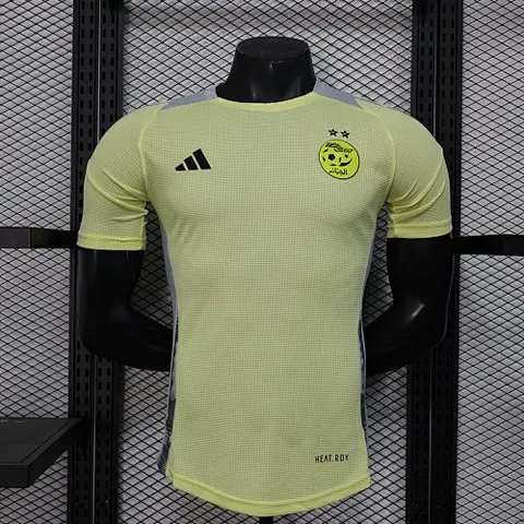 25-26 Algeria special version yellow soccer jersey size S-2XL