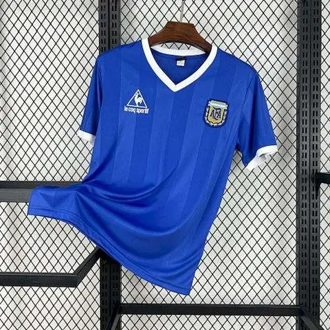 1986 Argentina Away Retro Jersey