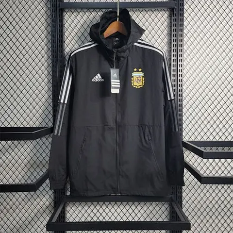 2022 Argentina Black Windbreaker
