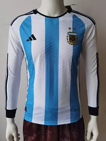 2022 Argentina home long sleeves player version