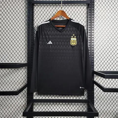 2023 Argentina Black Long Sleeves
