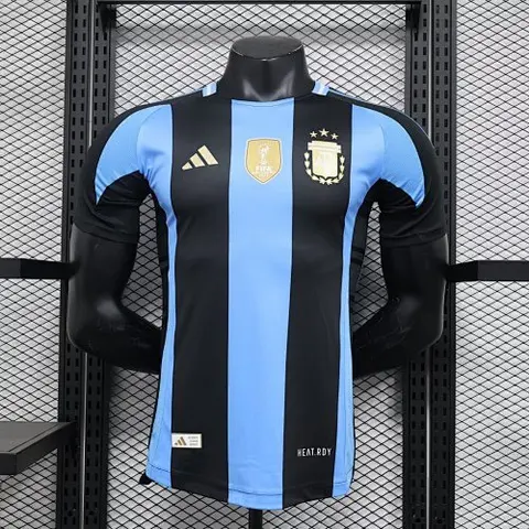 2024 Argentina blue and black special edition player version jersey