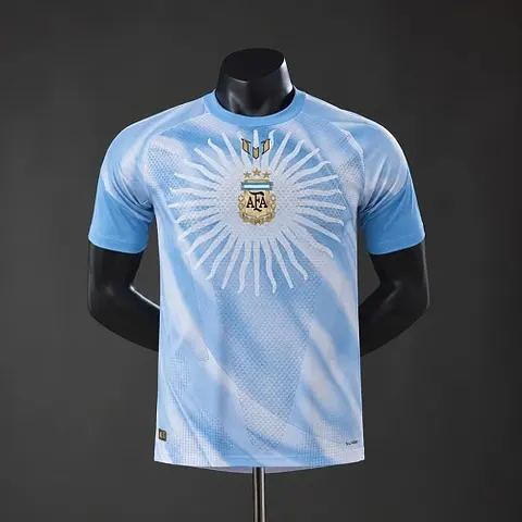 2026 Argentina Messi Farewell White Pre-Match Player Version Soccer Jersey S-3XL