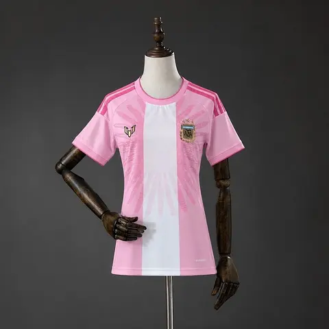 2026 Argentina Women's Commemorative Pink Soccer Jersey S-XXL