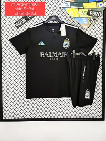 24-25 Argentina black Bling Logo training suit