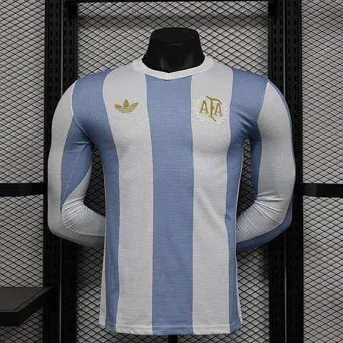 25-26 Argentina 50th Anniversary long sleeve player version jersey