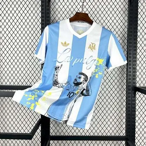 Maillot de football Argentine 50e anniversaire Messi — 2024/25
