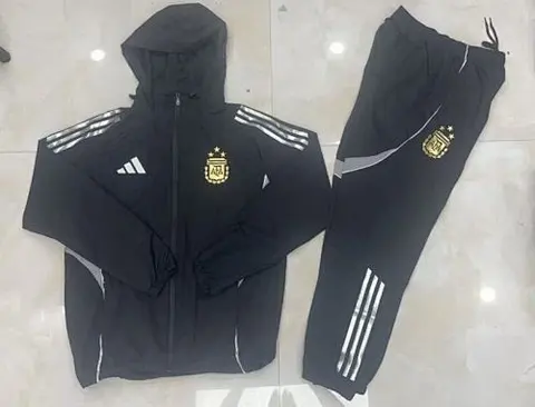 Argentina 2025/26 Black Windbreaker suit S-2XL