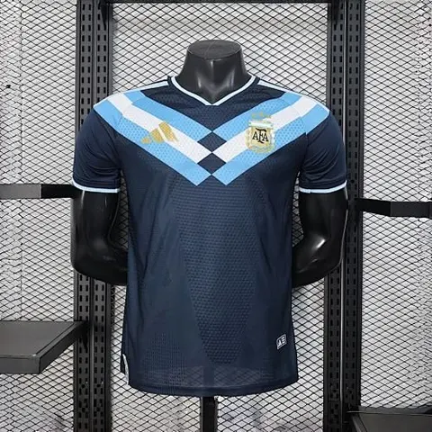 Maillot de football Argentine Coupe du monde édition spéciale noir — 2026 · Version joueur · tailles S–XXL