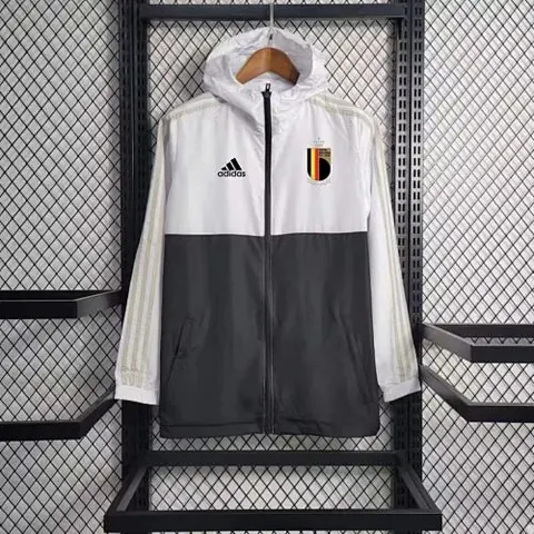 2023 Belgium Windbreaker black and white