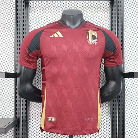24-25 Belgium home red player version jersey