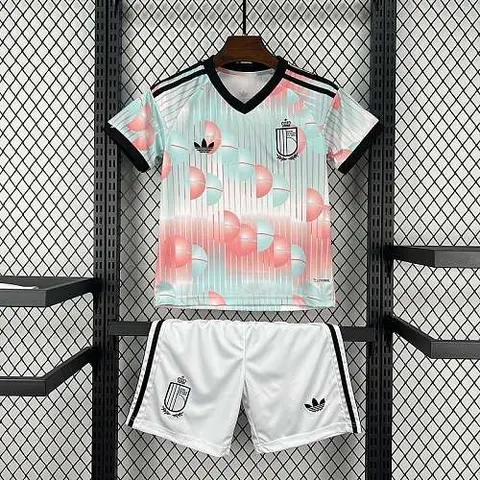 Kids Belgium 2026 World Cup Away Kit 16-28
