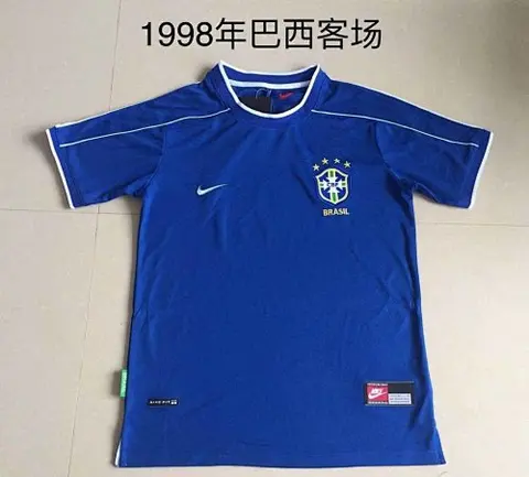 1998 Brazil away blue
