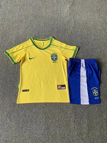 1998 Brazil home retro kid kit