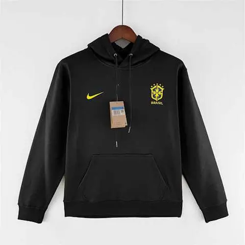 Sweat à capuche Brésil noir — 2022