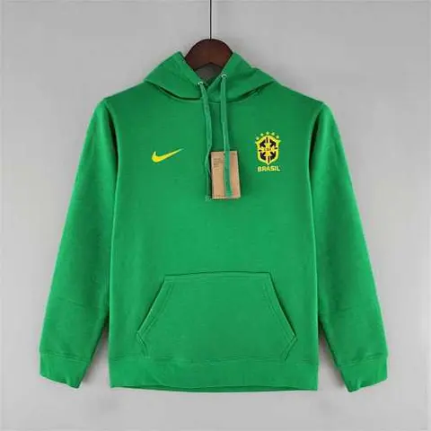 Sweat à capuche Brésil vert — 2022