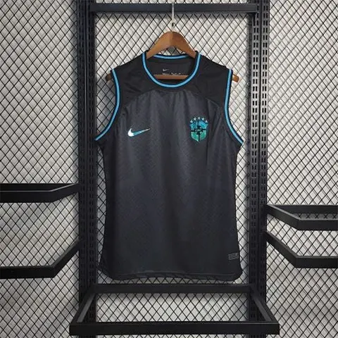 Débardeur Brésil haut noir concept — 2022
