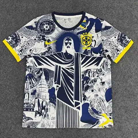 2025 Brazil White Blue Jesus Special Edition