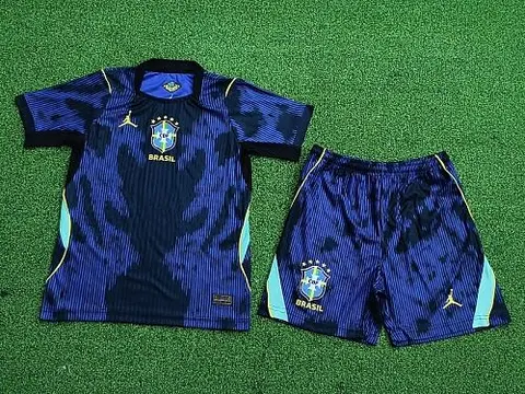 2026 Brazil Away Player Version Kids Kit