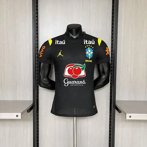 2026 Brazil Black Jersey Player Version S-XXL With All Sponsors