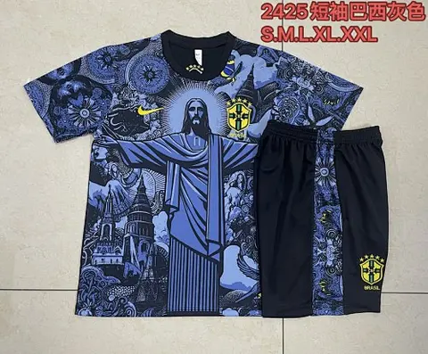 24-25 Brazil Blue jesus Training Suit