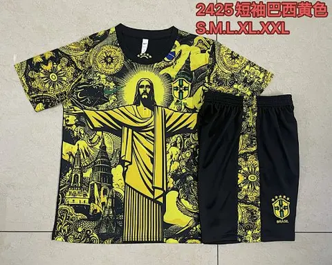 24-25 Brazil Yellow Jesus Training Suit