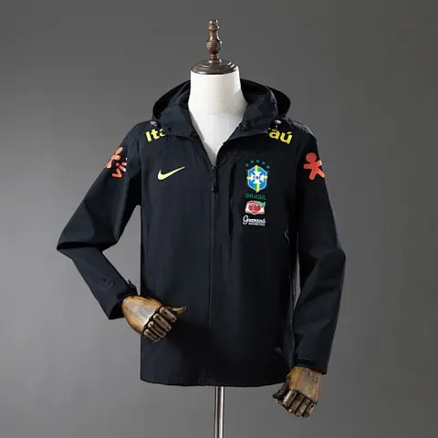Brazil 2025/26 Black windbreaker (95)