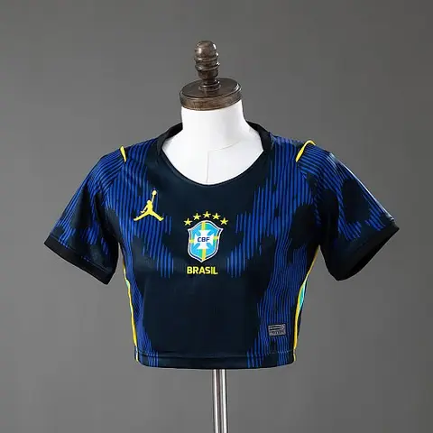 Brazil 2026 Home Women's Crop Top Style S-XXL