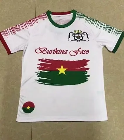 Maillot de football Burkina Faso blanc — 2020 · Domicile
