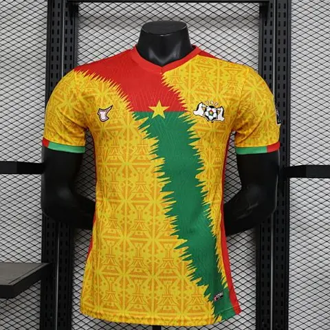 2023 Burkina Yellow Player version S-XXL
