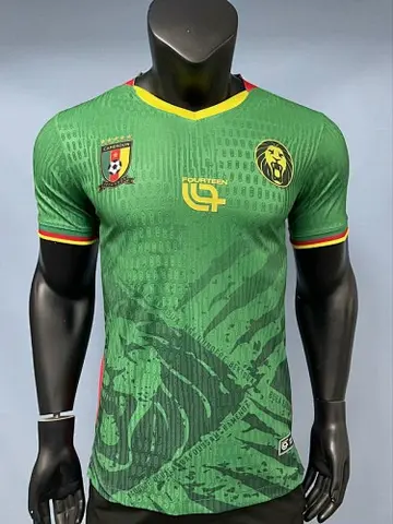 25-26 Cameroon Green player version jersey