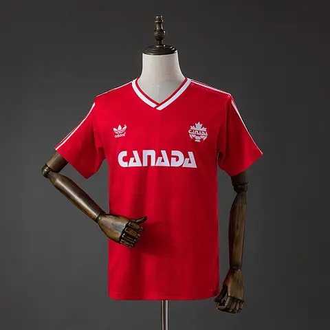 1986 Canada Home Retro Soccer Jersey S-2XL