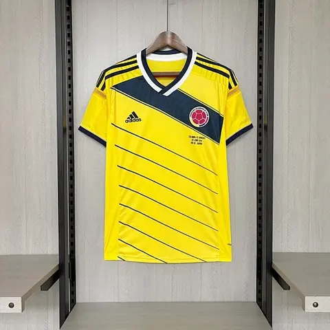 2014 Colombia Home Retro Jersey S-XXL