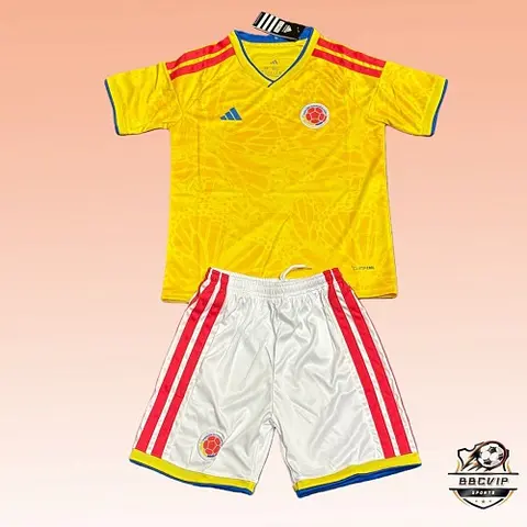 2026 World Cup Colombia Home Kids Kit 16-28