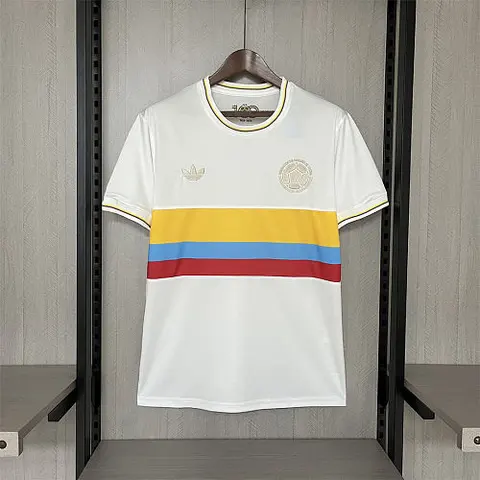 24/25 Colombia 100th Anniversary Edition White Jersey S-XXL