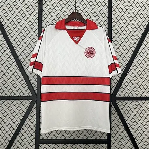 1988 Denmark away retro jersey