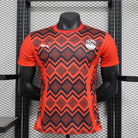 2025 Egypt red pre-match player version jersey