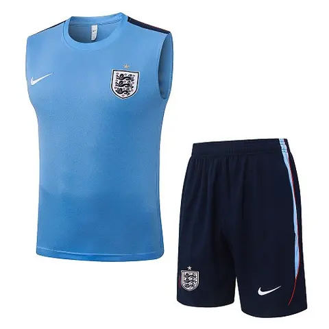 2026 England Blue Vest Suit Size S-2XL