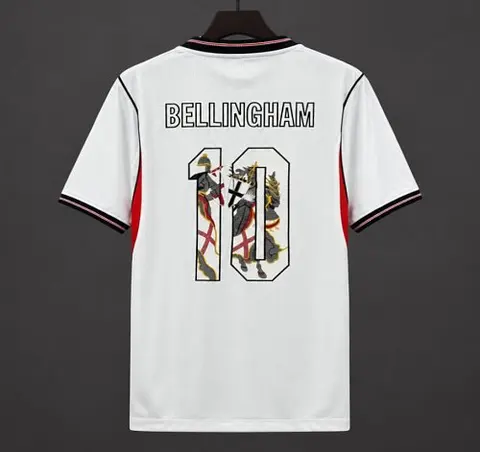 2026 England Home Bellingham Stitched Name Number Soccer Jersey S-4XL