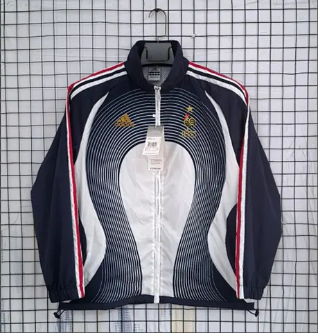 06/07 France Blue Retro Windbreaker