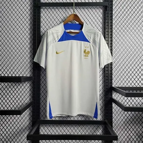 2022 France white training shirt