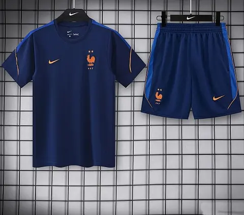 2026 France Dark Blue Training Suit S-2XL