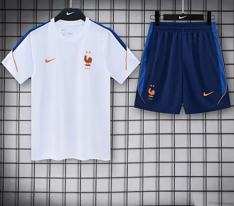 2026 France White Training Suit S-2XL