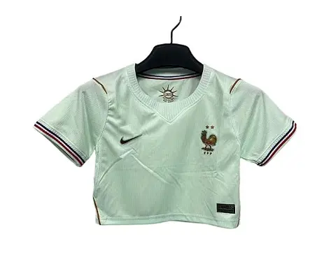 2026 Women's France Away Crop Top World Cup