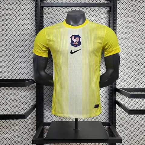 25-26 France yellow player version jersey