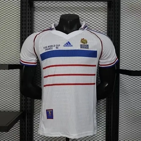Retro France 1998 Away Player Version jersey