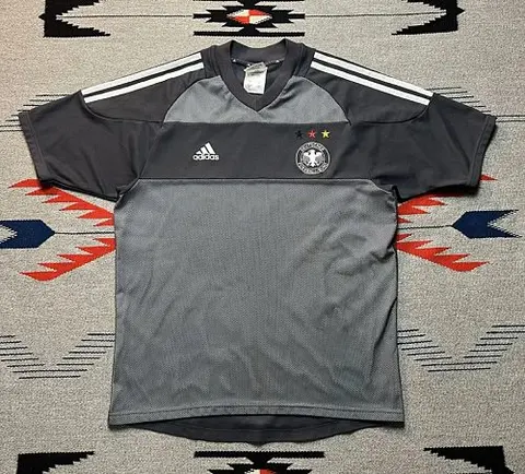 2002 Germany Away Retro Soccer Jersey Size S-2XL