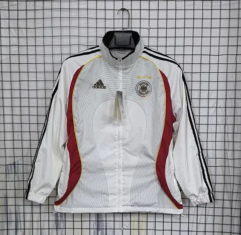 2006 Germany Retro white Windbreaker