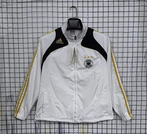 2007 Germany Retro white Windbreaker