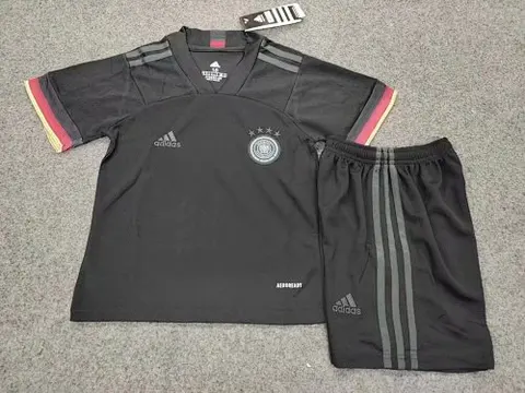 2021Germany away black kid kits